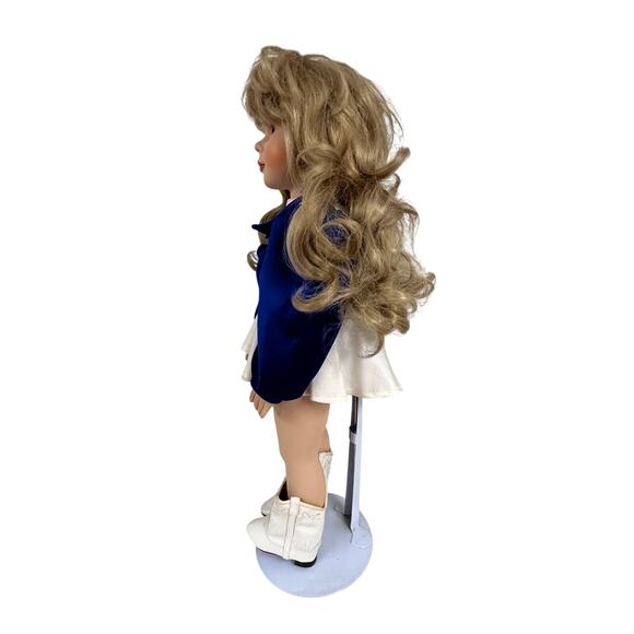 Haley Alexis Jones Dallas Cowboys Cheerleader Doll 18.5” Blonde Outfit Boots - Picture 3 of 9